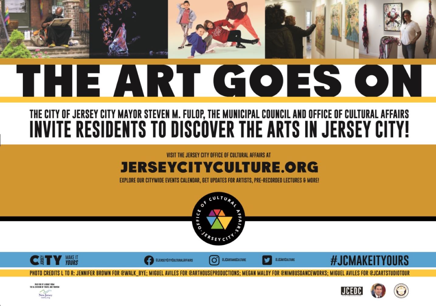 JERSEY CITY OFFICE OF CULTURAL AFFAIRS SALUTES OUR ARTS & CULTURE