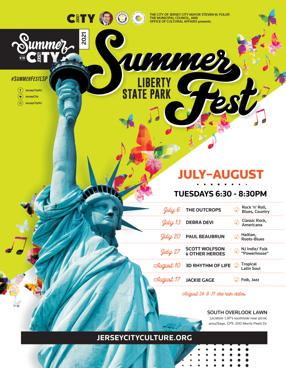Jersey City’s Summerfest, Liberty State Park Concert Series Returns for
