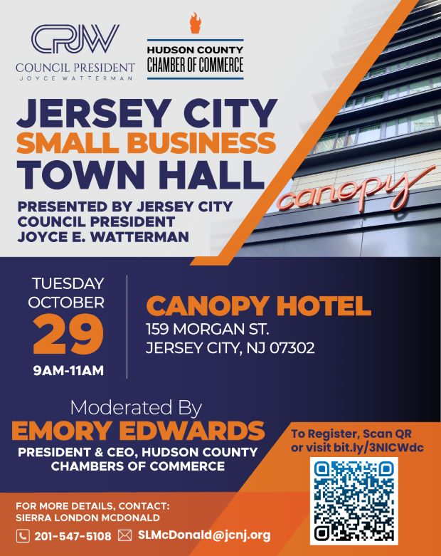 SMALL BUSINESS TOWN HALL AT THE CANOPY HOTEL ON TUESDAY, OCTOBER 29TH 9AM TO 11AM