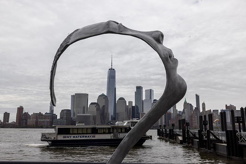 cityscape sculpture