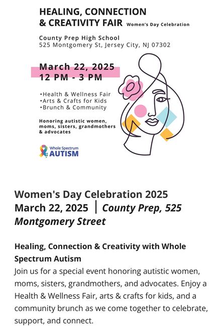 HEALING, CONNECITON AND CREATIVITY FARI WOMEN'S DAY CELEBRATION AT COUNTY PREP HIGH SCHOOL 525 MONTGOMERY STREET MARCH 22ND 12 TO 3PM