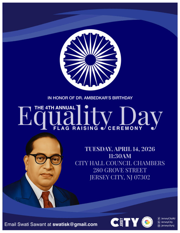 4TH ANNUAL EQUALITY DAY FLAG RAISING CEREMONY TUESDAY, APRIL FOURTEENTH AT ELEVEN THIRTY AM AT  THE CITY HALL OF JC CHAMBERS 