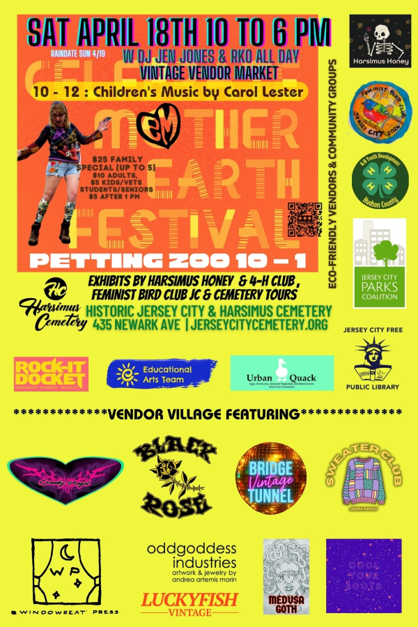 MOTHER EARTH FESTIVAL SATURDAY APRIL EIGHTEENTH STARTING AT TEN AM UNTIL SIX PM 