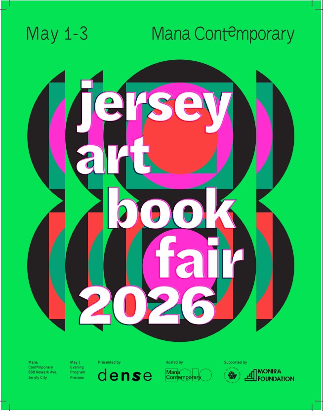 MAY FIRST TO THE THIRD MANA CONTEMPORARY JERSEY ART BOOK FAIR 2026